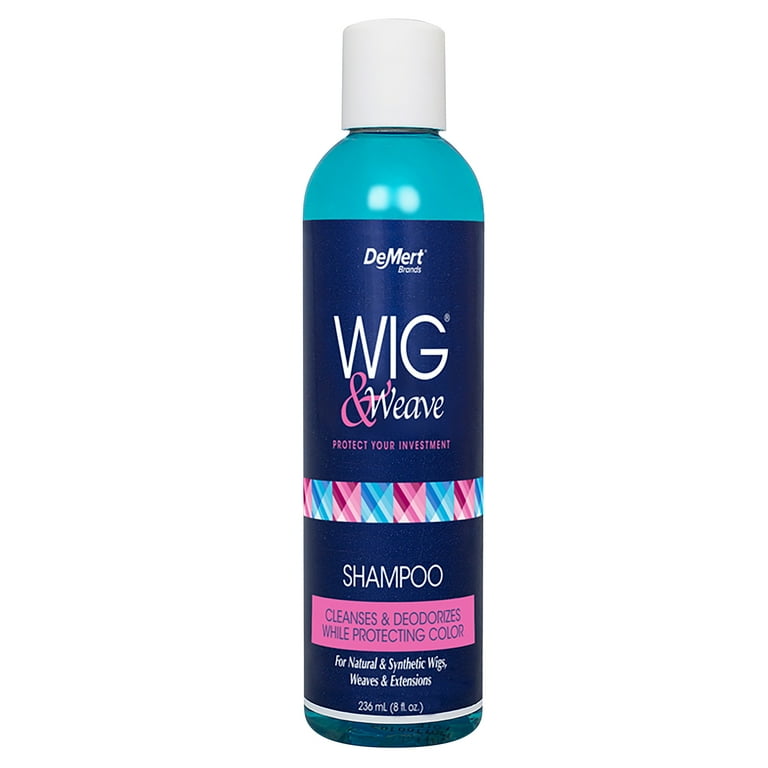 Demert Wig & Weave Shampoo For Natural & Synthetic Wigs, Weaves, & Extensions 8 oz