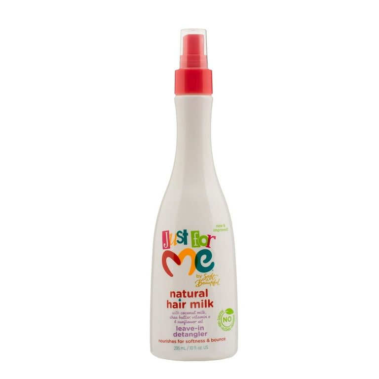 Just For Me Natural Hair Milk Leave In Detangler Moisturizing Hair Spray 10 oz
