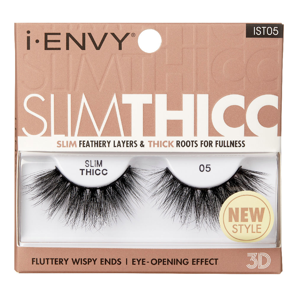 IST05_main "I-ENVY Slim Thicc Strip Lashes in #05, main product view."