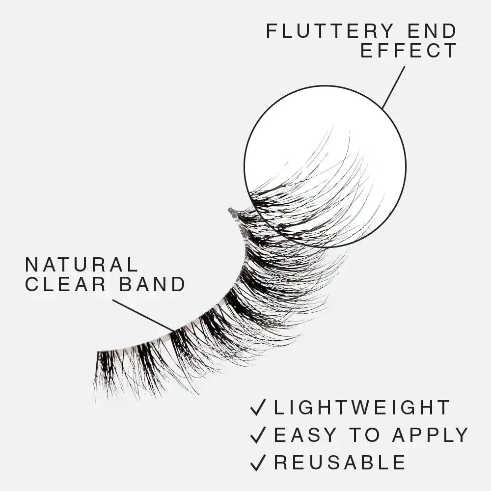 ITC01_extra_004 "I-ENVY Classic Timeless Wispy Strip Lashes, additional product view 4."