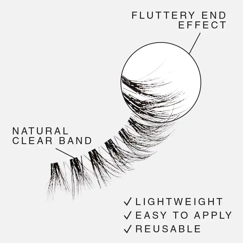 ITC03_extra_004 "I-ENVY Classic Timeless Wispy Strip Lashes, additional product view 4."