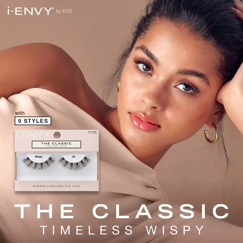 ITC05_extra_007 "I-ENVY Classic Timeless Wispy Strip Lashes, additional product view 7."