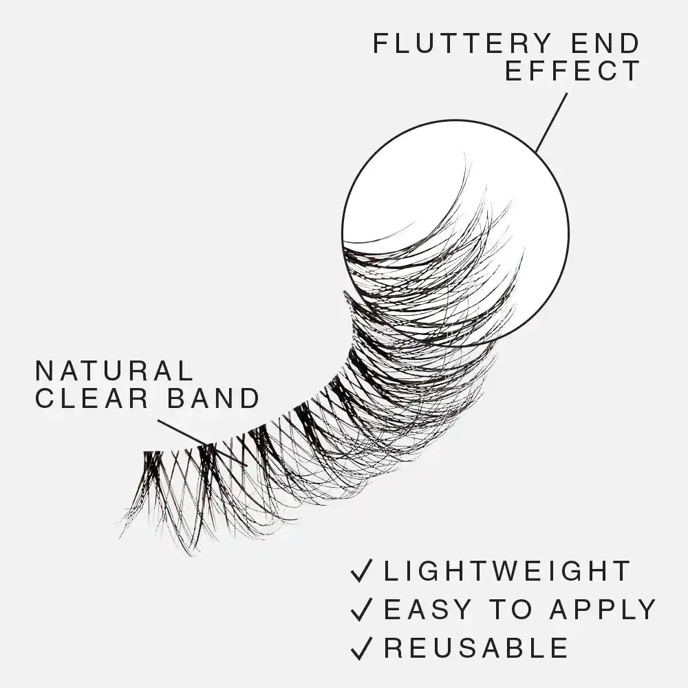 ITC07_extra_004 "I-ENVY Classic Timeless Wispy Strip Lashes, additional product view 4."