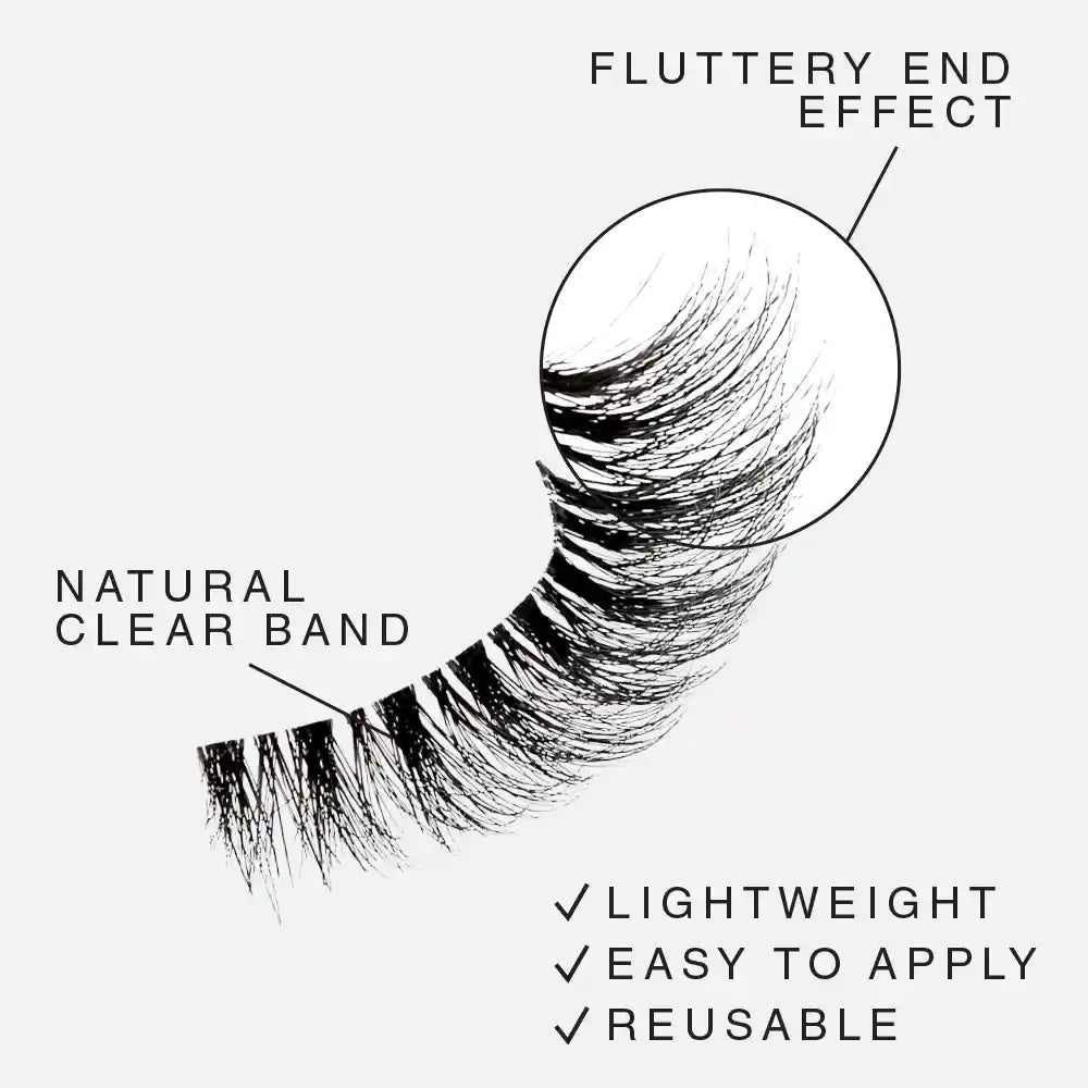 ITC08_extra_004 "I-ENVY Classic Timeless Wispy Strip Lashes, additional product view 4."