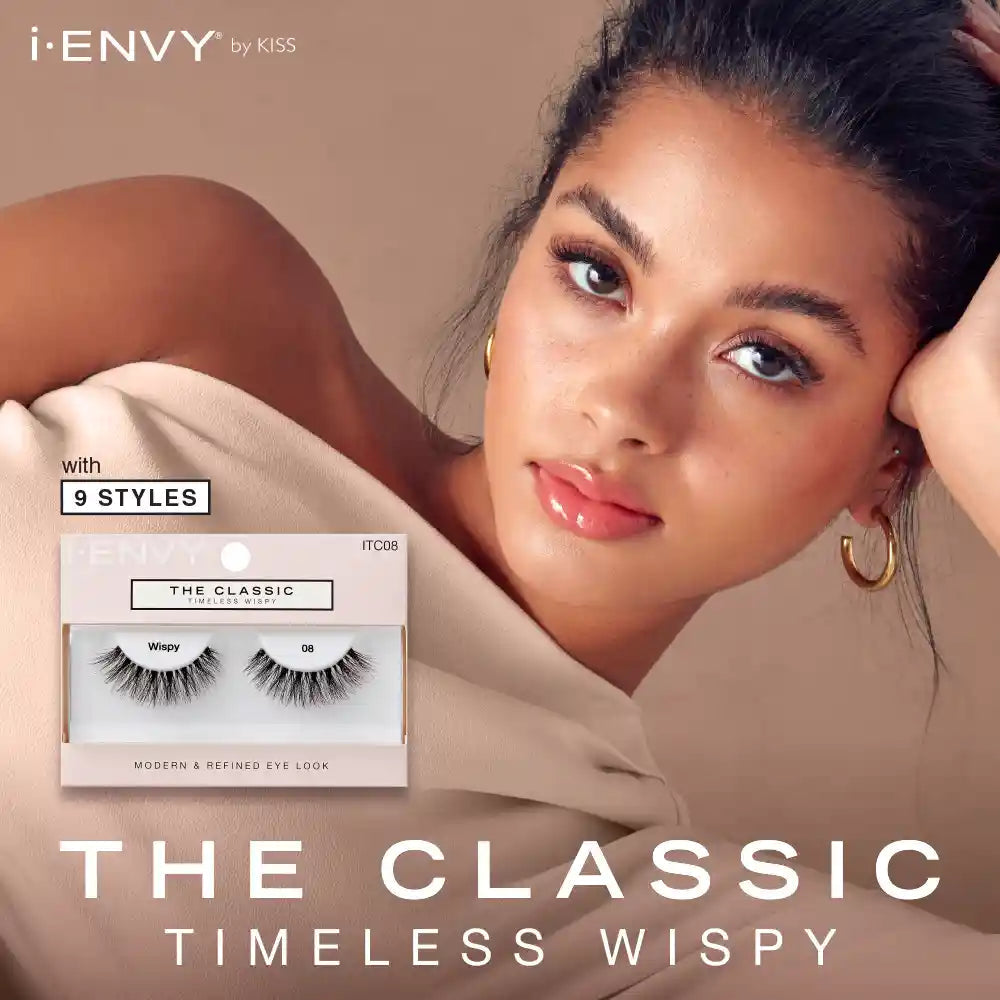 ITC08_extra_007 "I-ENVY Classic Timeless Wispy Strip Lashes, additional product view 7."