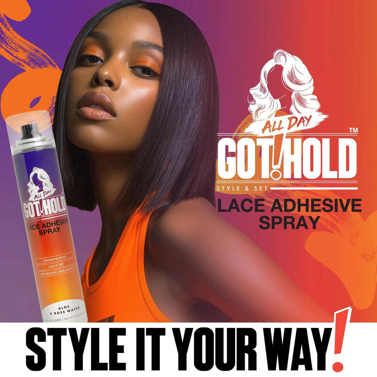 All Day Got Hold Lace Wig Adhesive Spray Ebin New York