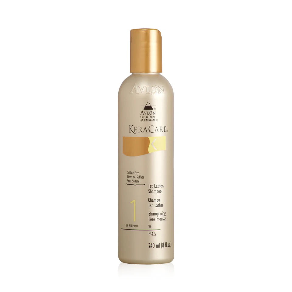 Keracare 1st Lather Shampoo (Sulfate-Free) 8 oz Gran Beauty USA