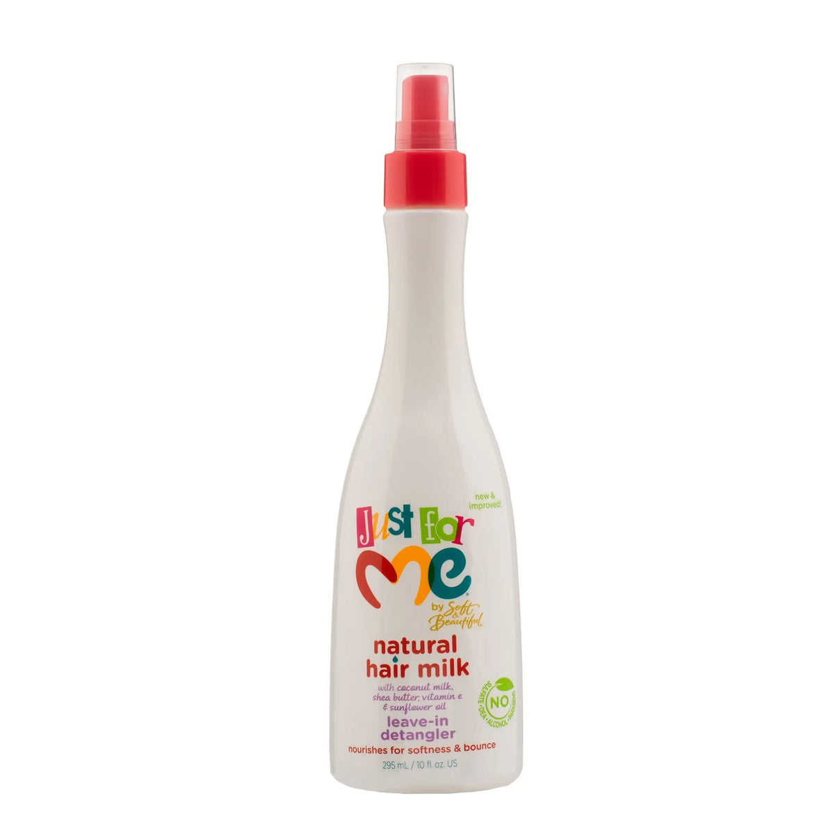 Just For Me Natural Hair Milk Leave-In Detangler 10 oz — 10 oz detangler bottle front