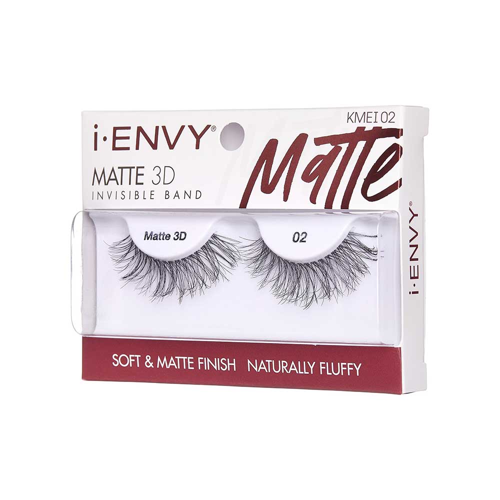 KMEI02_extra_005 "I-ENVY Matte 3D Strip Lashes, additional product view 5."