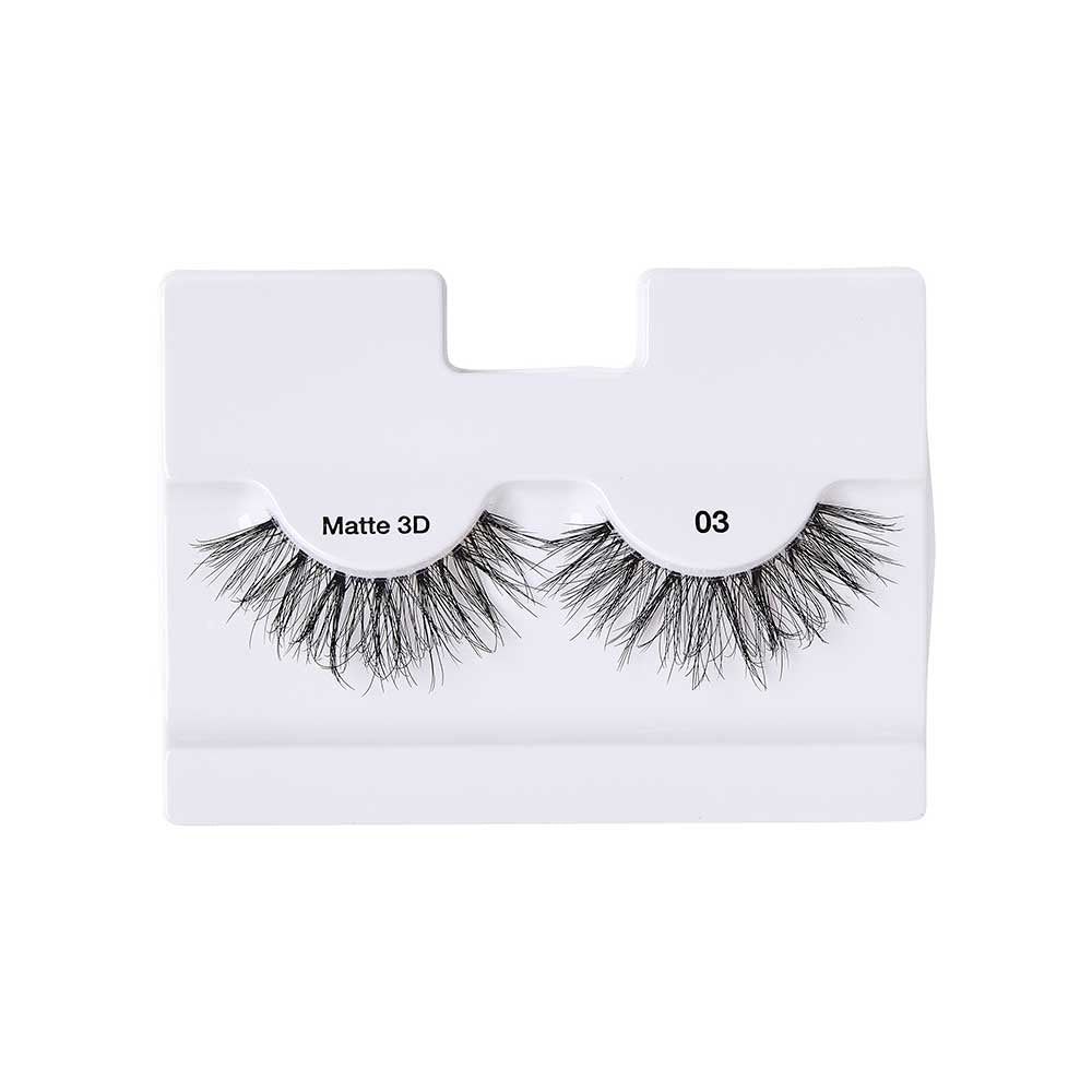 KMEI03_extra_002 "I-ENVY Matte 3D Strip Lashes, additional product view 2."