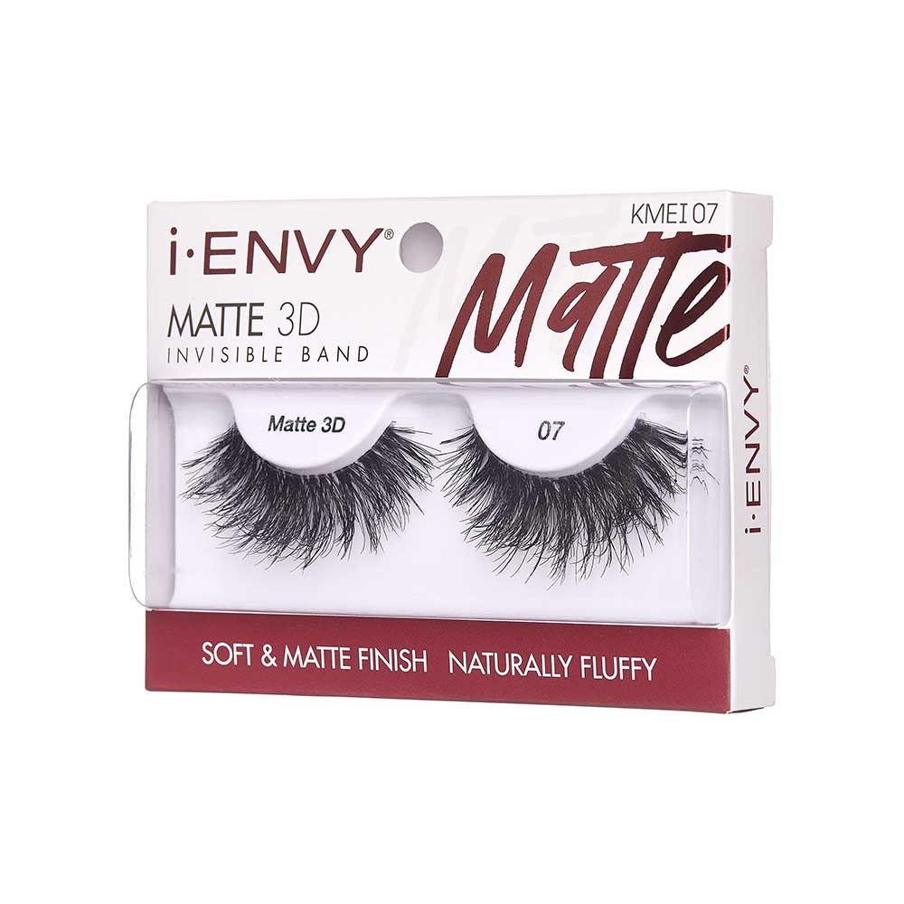 KMEI07_extra_004 "I-ENVY Matte 3D Strip Lashes, additional product view 4."
