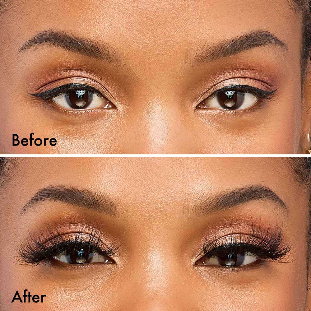 KMIN01_extra_004 "I-ENVY Luxury Mink Strip Lashes (20mm), additional product view 4."