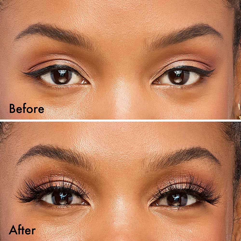 KMIN02_extra_004 "I-ENVY Luxury Mink Strip Lashes (20mm), additional product view 4."
