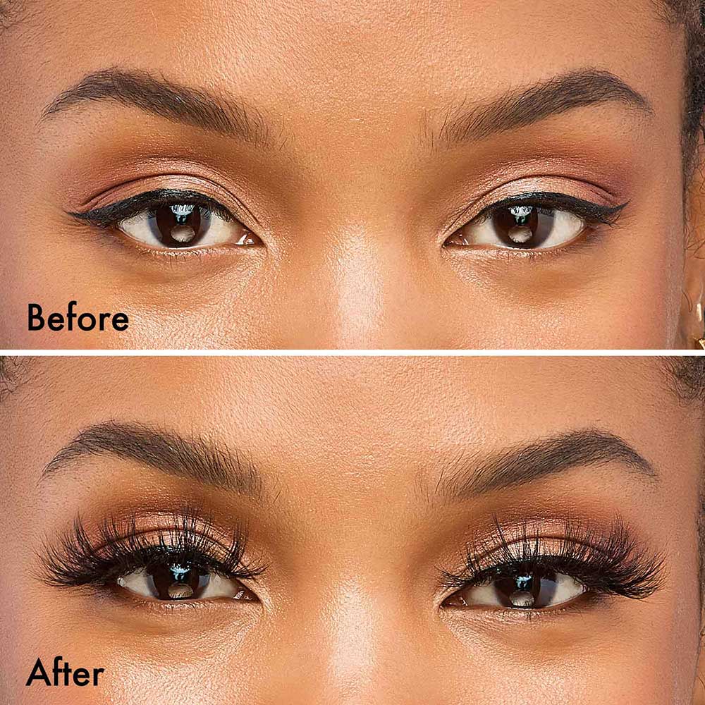 KMIN03_extra_004 "I-ENVY Luxury Mink Strip Lashes (20mm), additional product view 4."