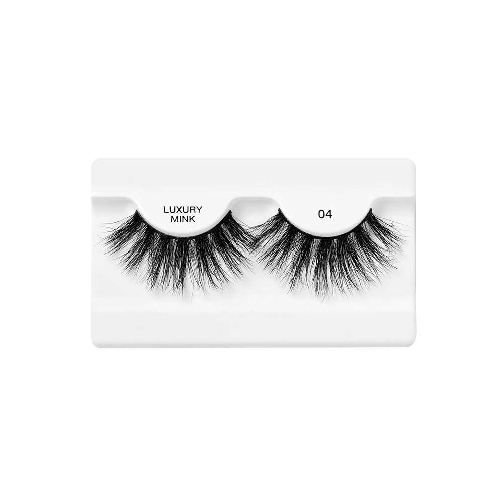 KMIN04_extra_001 "I-ENVY Luxury Mink Strip Lashes (20mm), additional product view 1."