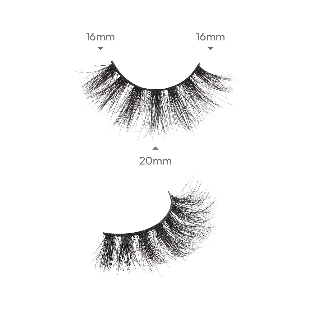 KMIN04_extra_002 "I-ENVY Luxury Mink Strip Lashes (20mm), additional product view 2."