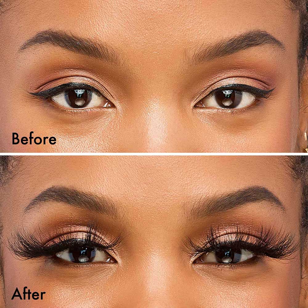 KMIN05_extra_004 "I-ENVY Luxury Mink Strip Lashes (20mm), additional product view 4."