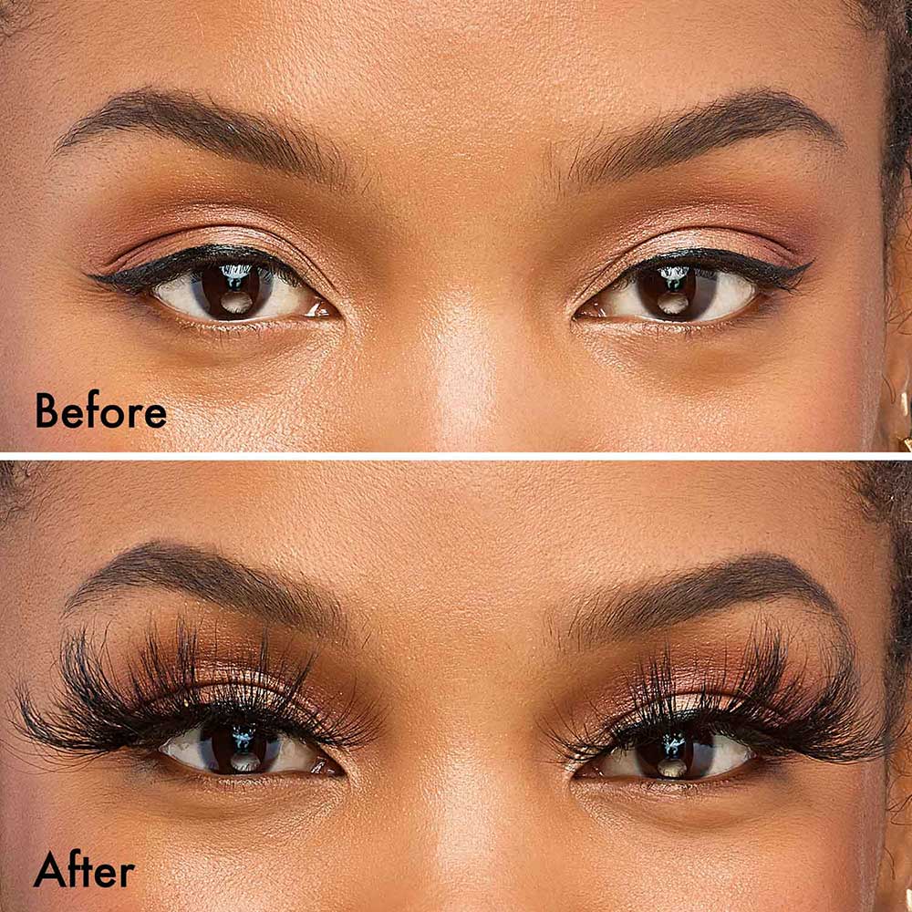 KMIN07_extra_002 "I-ENVY Luxury Mink Strip Lashes (25mm), additional product view 2."