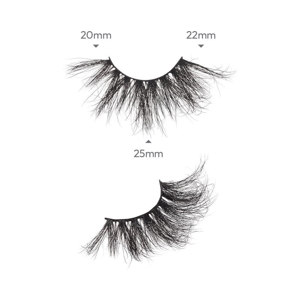 KMIN07_extra_004 "I-ENVY Luxury Mink Strip Lashes (25mm), additional product view 4."