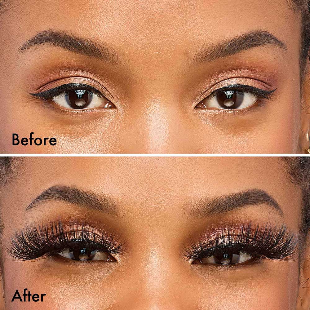 KMIN08_extra_002 "I-ENVY Luxury Mink Strip Lashes (25mm), additional product view 2."