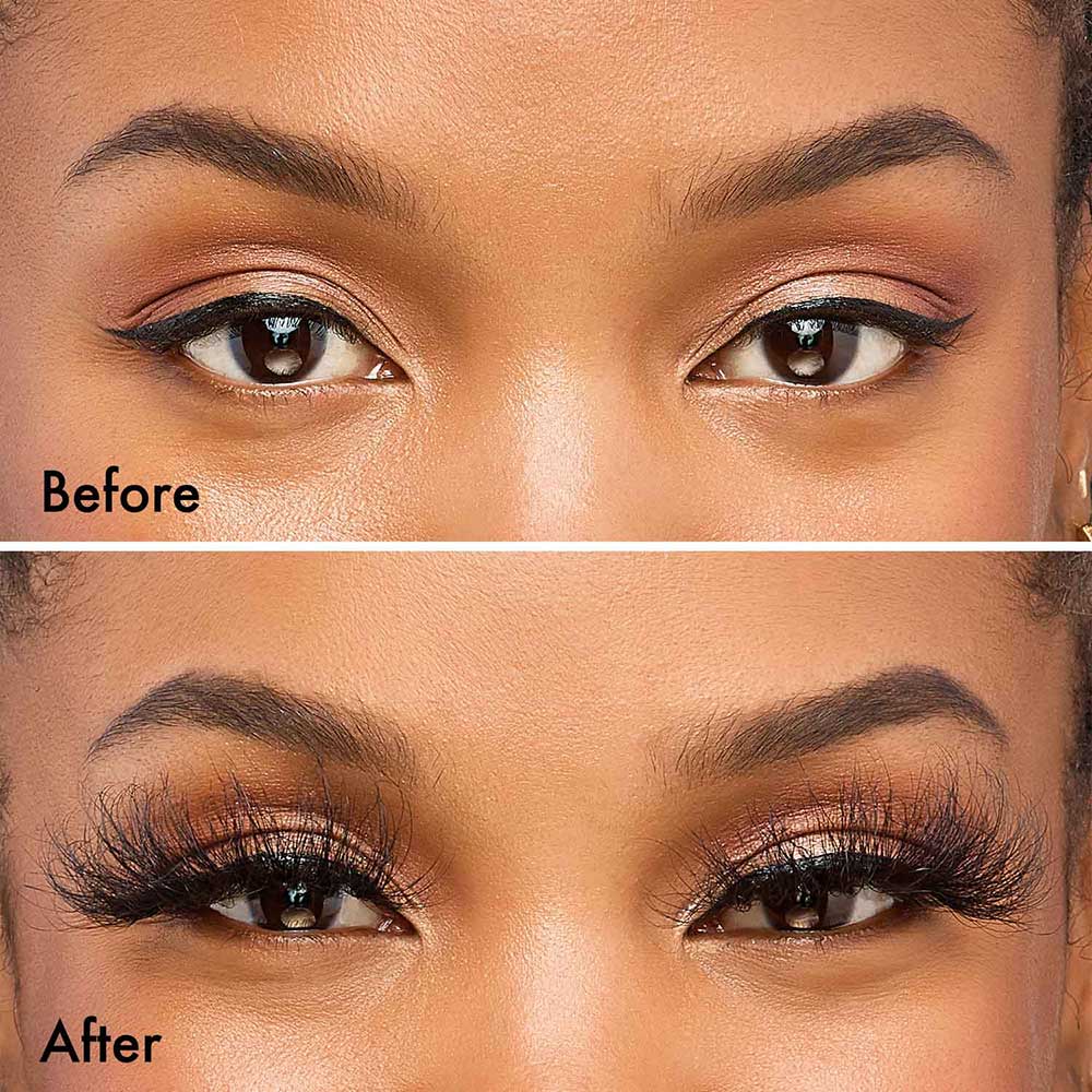 KMIN09_extra_002 "I-ENVY Luxury Mink Strip Lashes (25mm), additional product view 2."