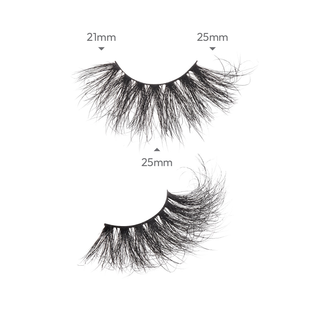 KMIN09_extra_004 "I-ENVY Luxury Mink Strip Lashes (25mm), additional product view 4."