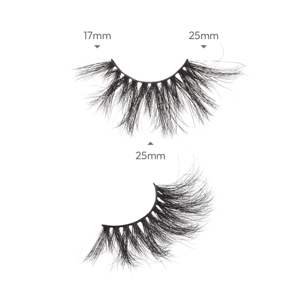 KMIN10_extra_004 "I-ENVY Luxury Mink Strip Lashes (25mm), additional product view 4."