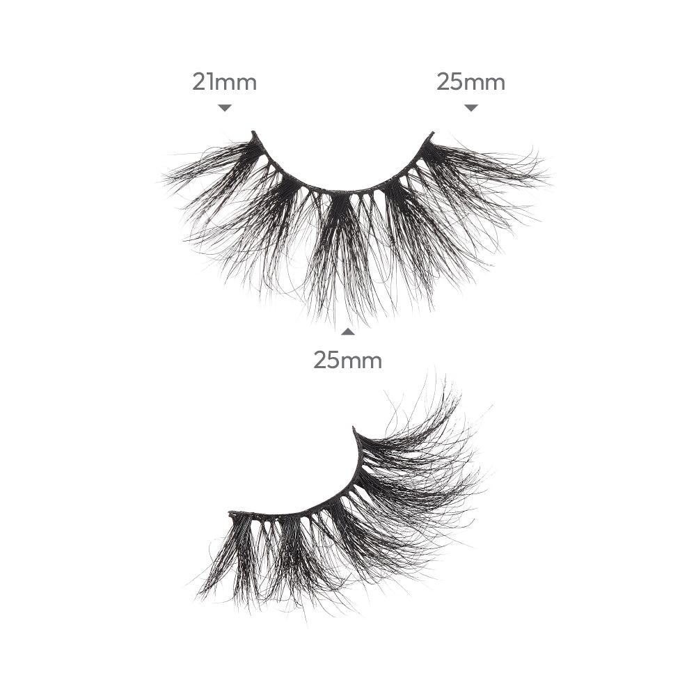 KMIN12_extra_004 "I-ENVY Luxury Mink Strip Lashes (25mm), additional product view 4."