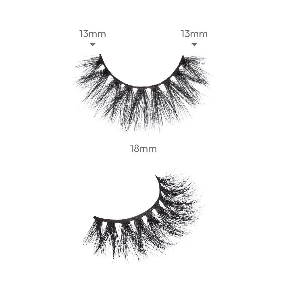 KMIN15_extra_001 "I-ENVY Luxury Mink Strip Lashes (20mm), additional product view 1."