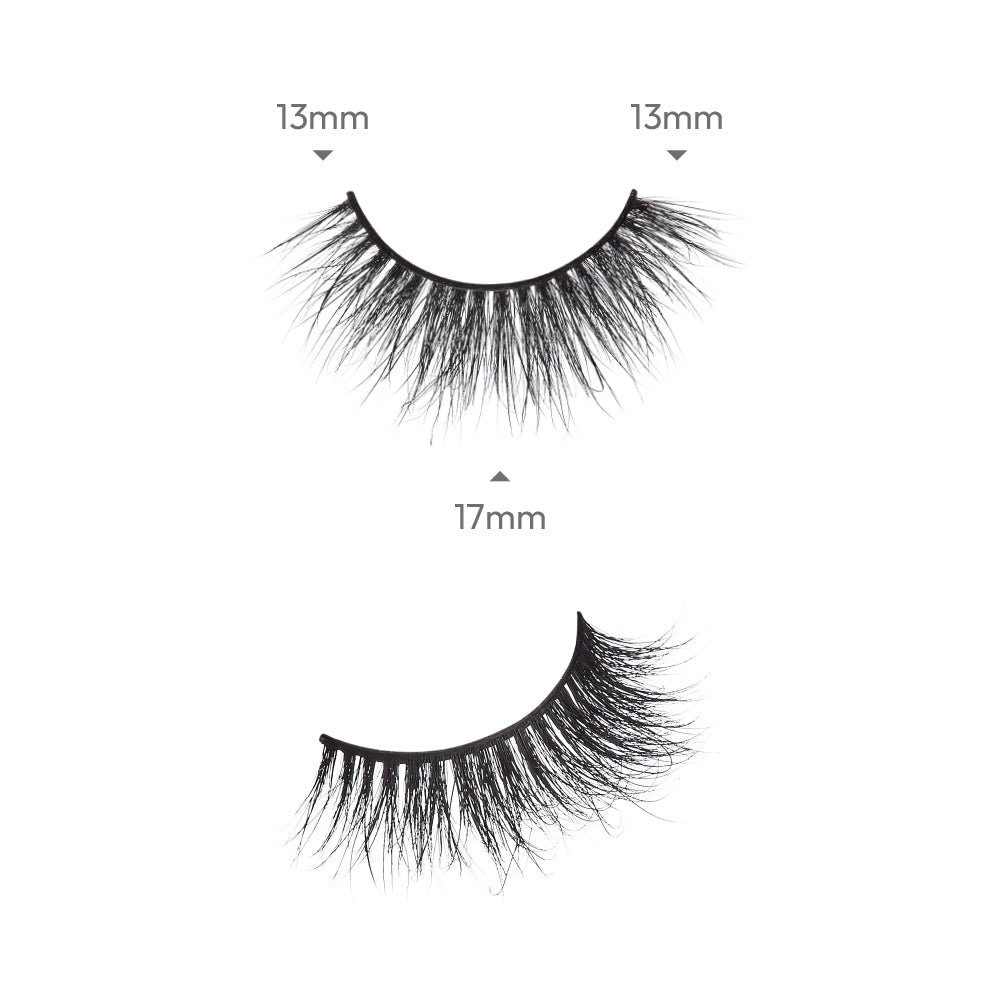 KMIN17_extra_001 "I-ENVY Luxury Mink Strip Lashes (20mm), additional product view 1."