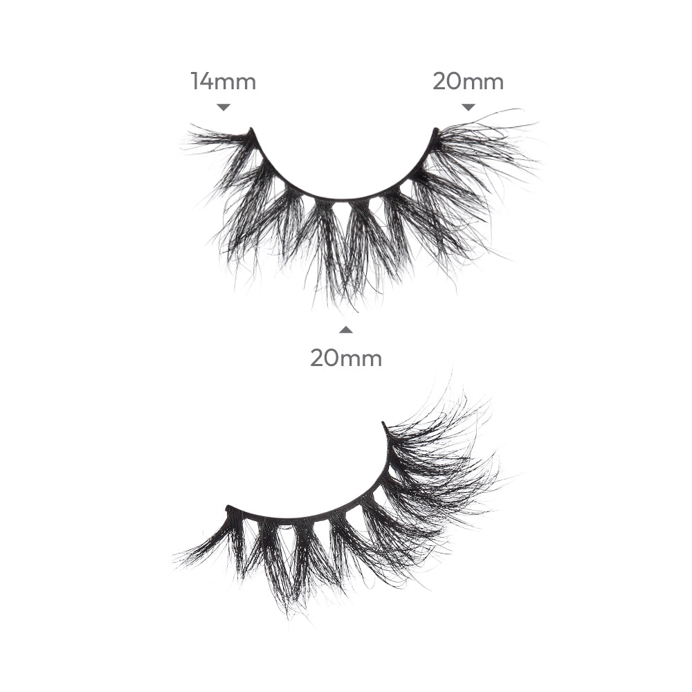 KMIN18_extra_001 "I-ENVY Luxury Mink Strip Lashes (20mm), additional product view 1."