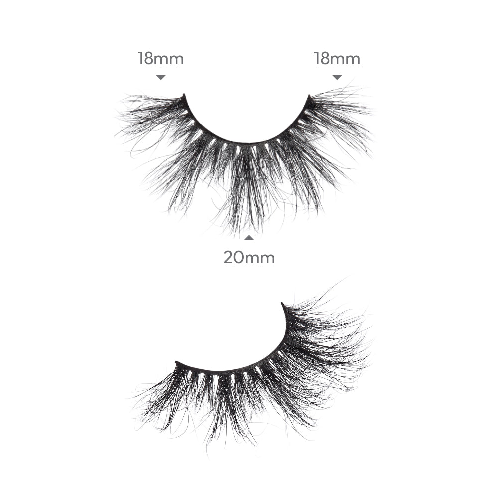 KMIN19_extra_001 "I-ENVY Luxury Mink Strip Lashes (20mm), additional product view 1."