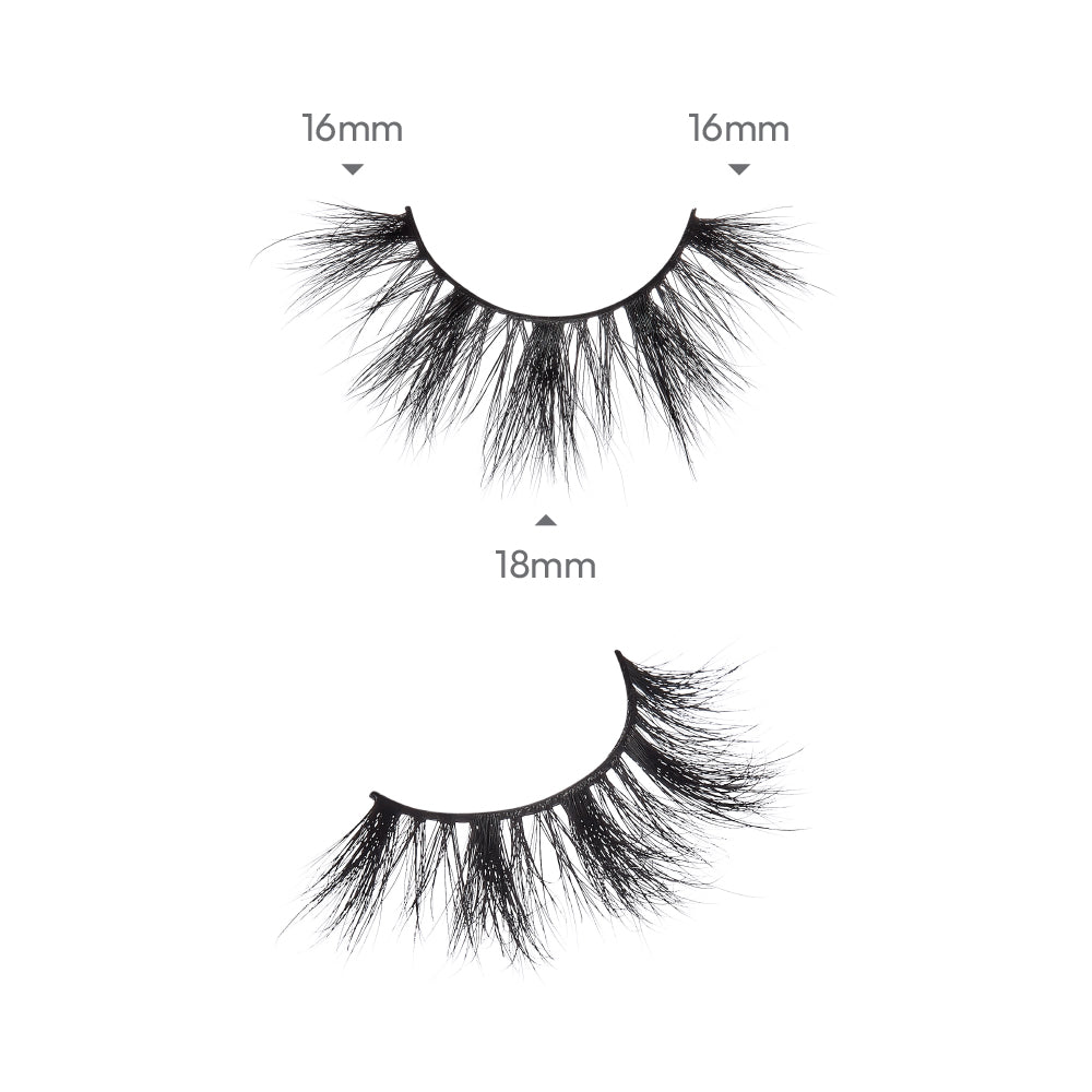 KMIN20_extra_001 "I-ENVY Luxury Mink Strip Lashes (20mm), additional product view 1."