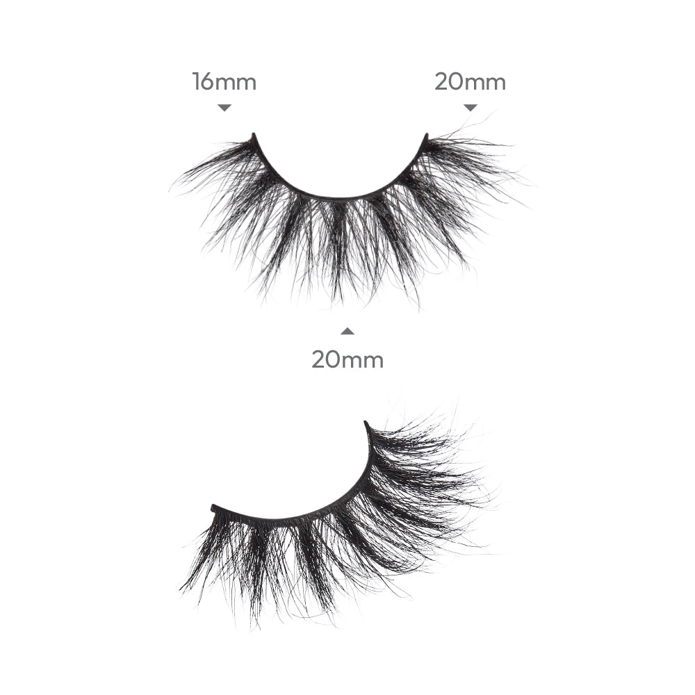 KMIN21_extra_001 "I-ENVY Luxury Mink Strip Lashes (20mm), additional product view 1."