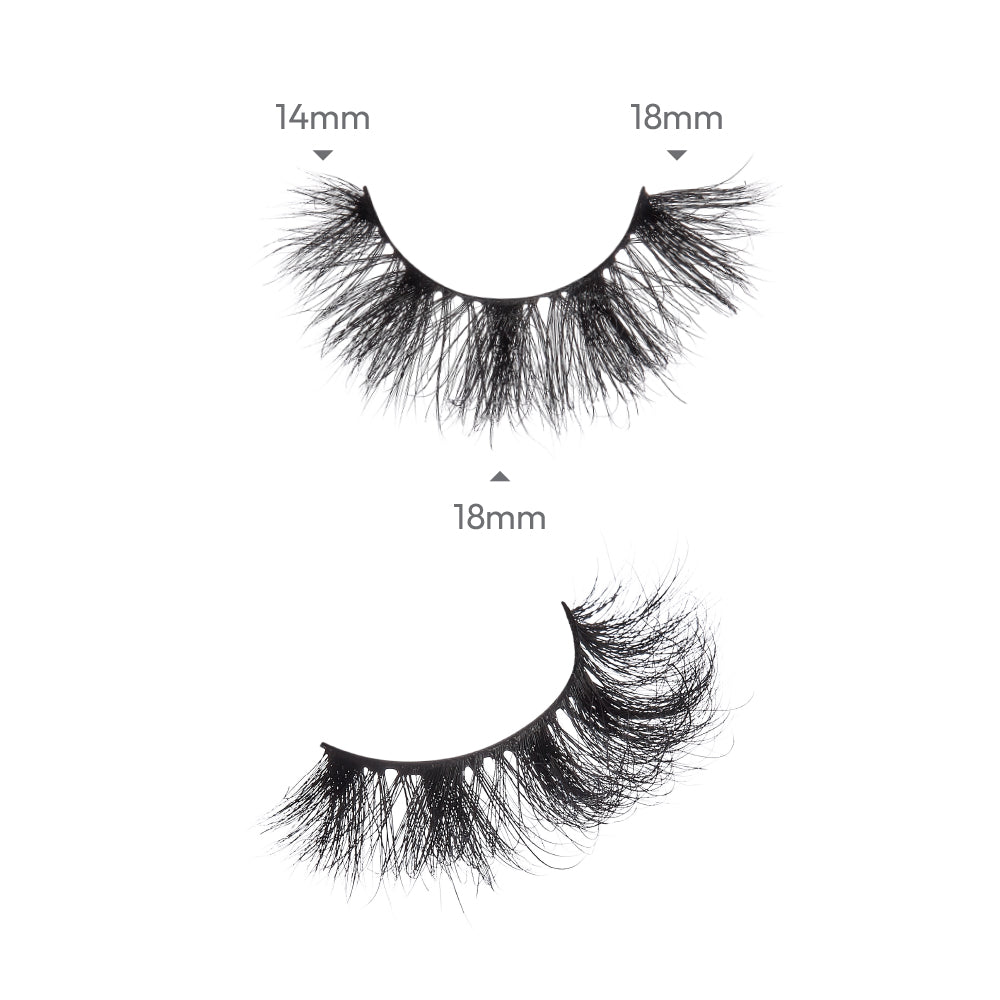 KMIN22_extra_001 "I-ENVY Luxury Mink Strip Lashes (20mm), additional product view 1."