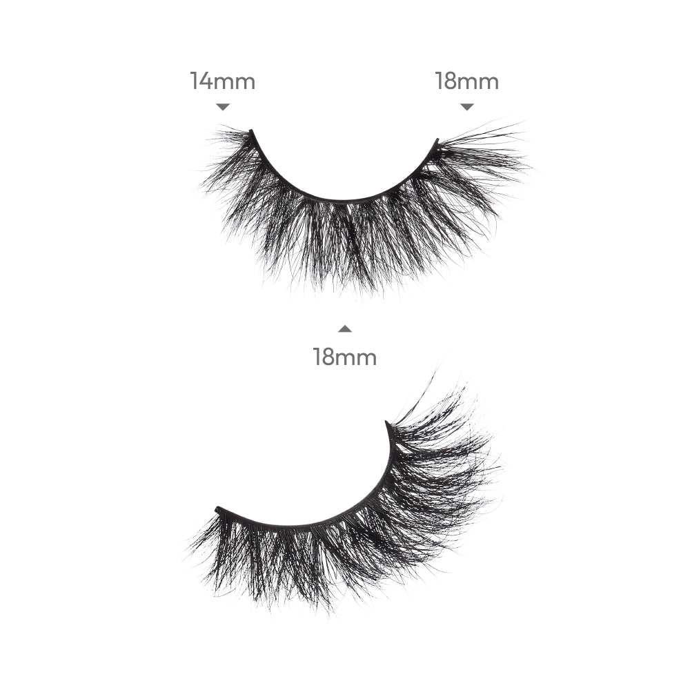 KMIN23_extra_001 "I-ENVY Luxury Mink Strip Lashes (20mm), additional product view 1."