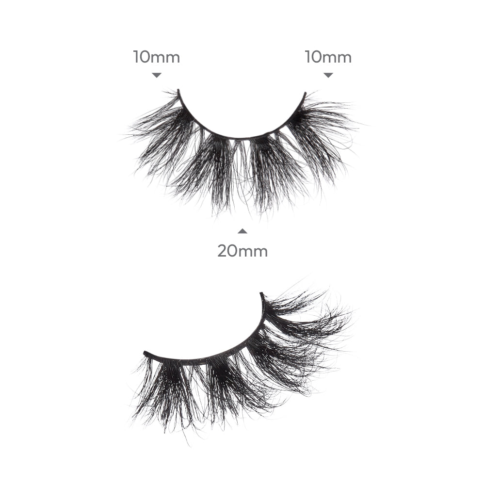 KMIN24_extra_001 "I-ENVY Luxury Mink Strip Lashes (20mm), additional product view 1."