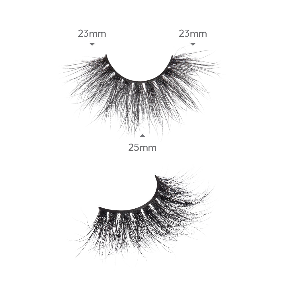 KMIN27_extra_001 "I-ENVY Luxury Mink Strip Lashes (25mm), additional product view 1."
