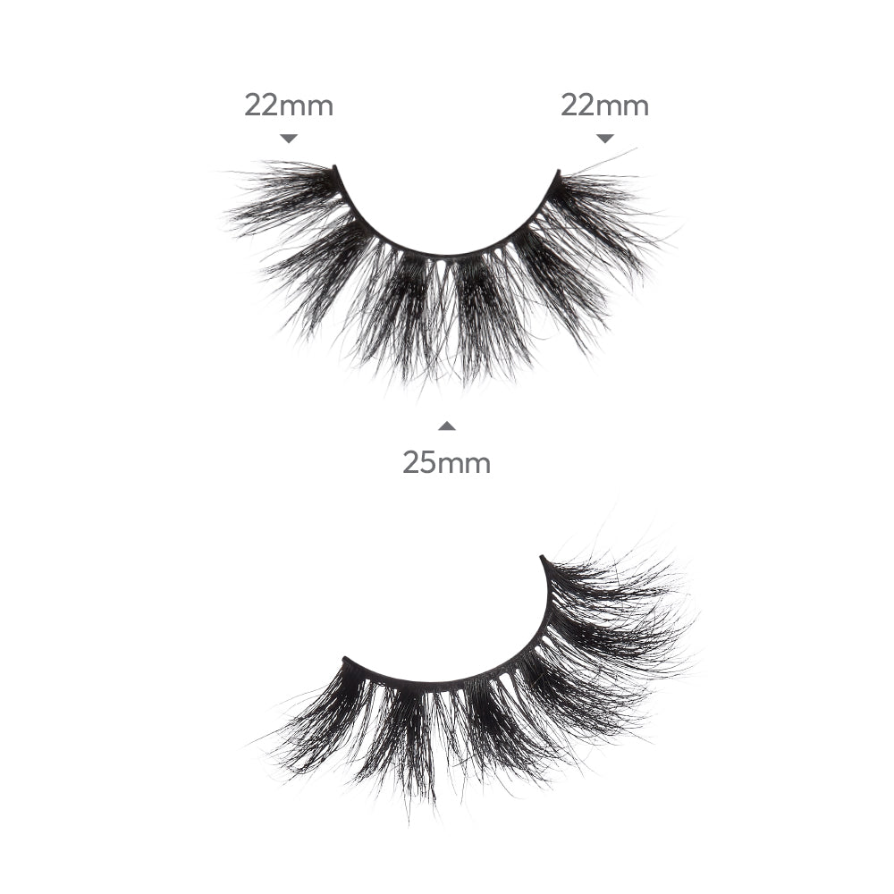 KMIN29_extra_001 "I-ENVY Luxury Mink Strip Lashes (25mm), additional product view 1."
