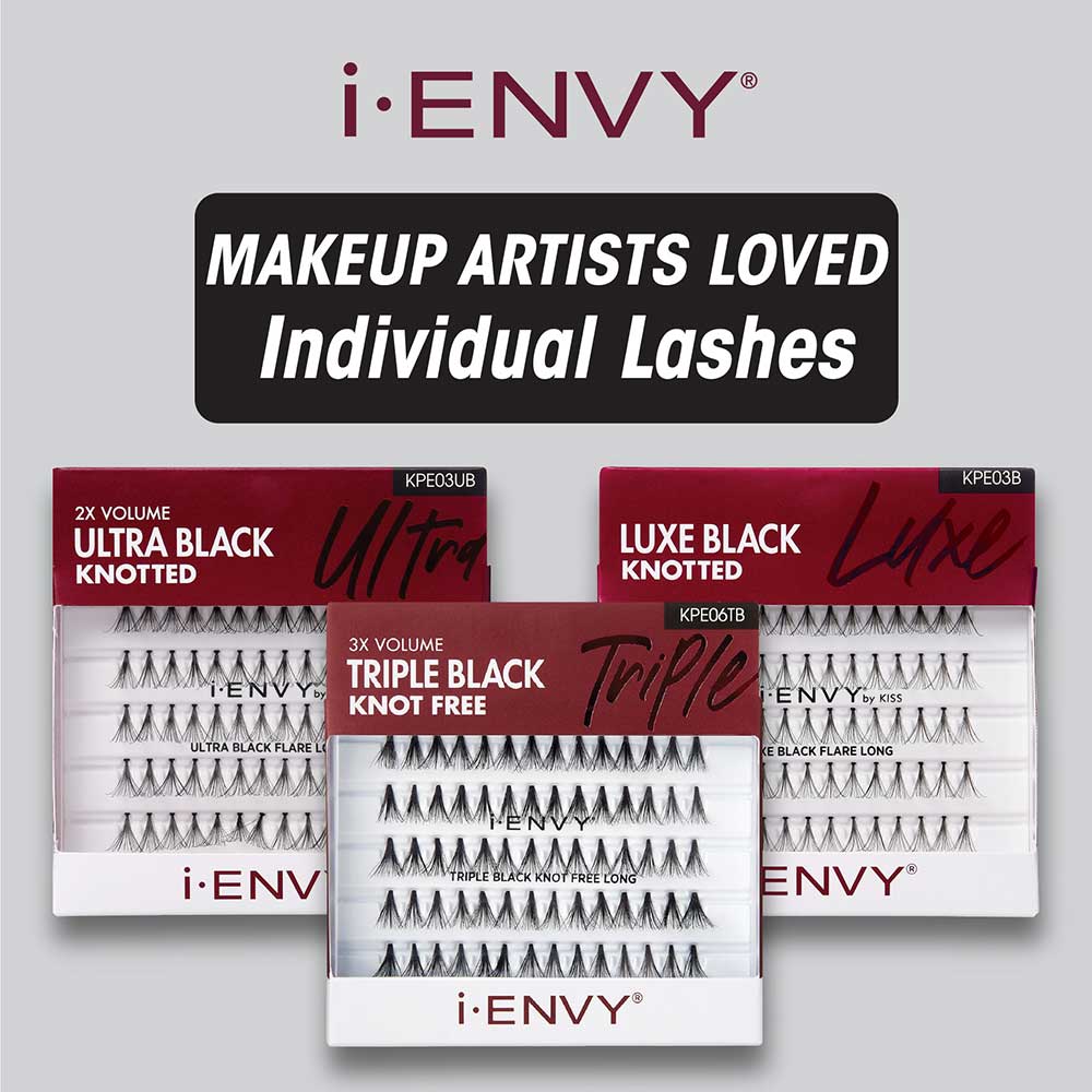 KPE02UB_extra_005 "I-ENVY Ultra Black Knotted Individual Lash (70pcs), additional product view 5."