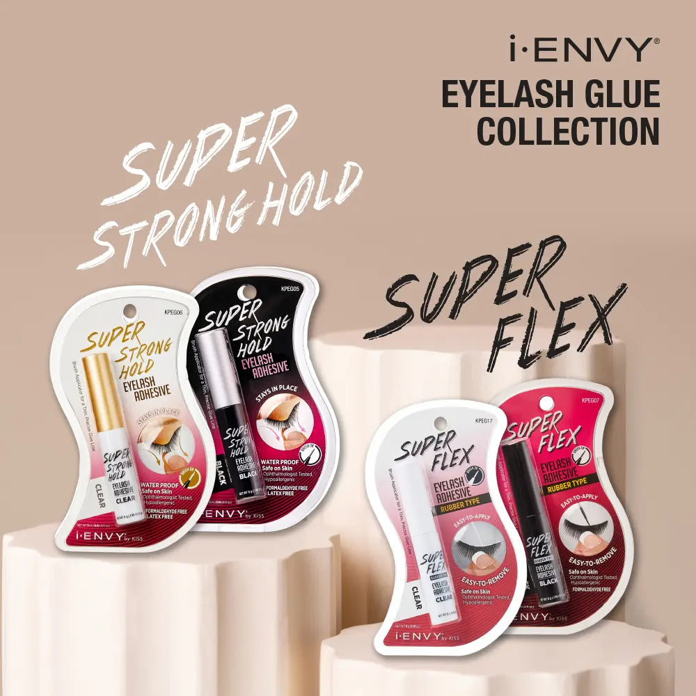 KPEG06_extra_002 "I-ENVY Super Strong Hold Clear Waterproof Strip Lash Glue, additional product view 2."