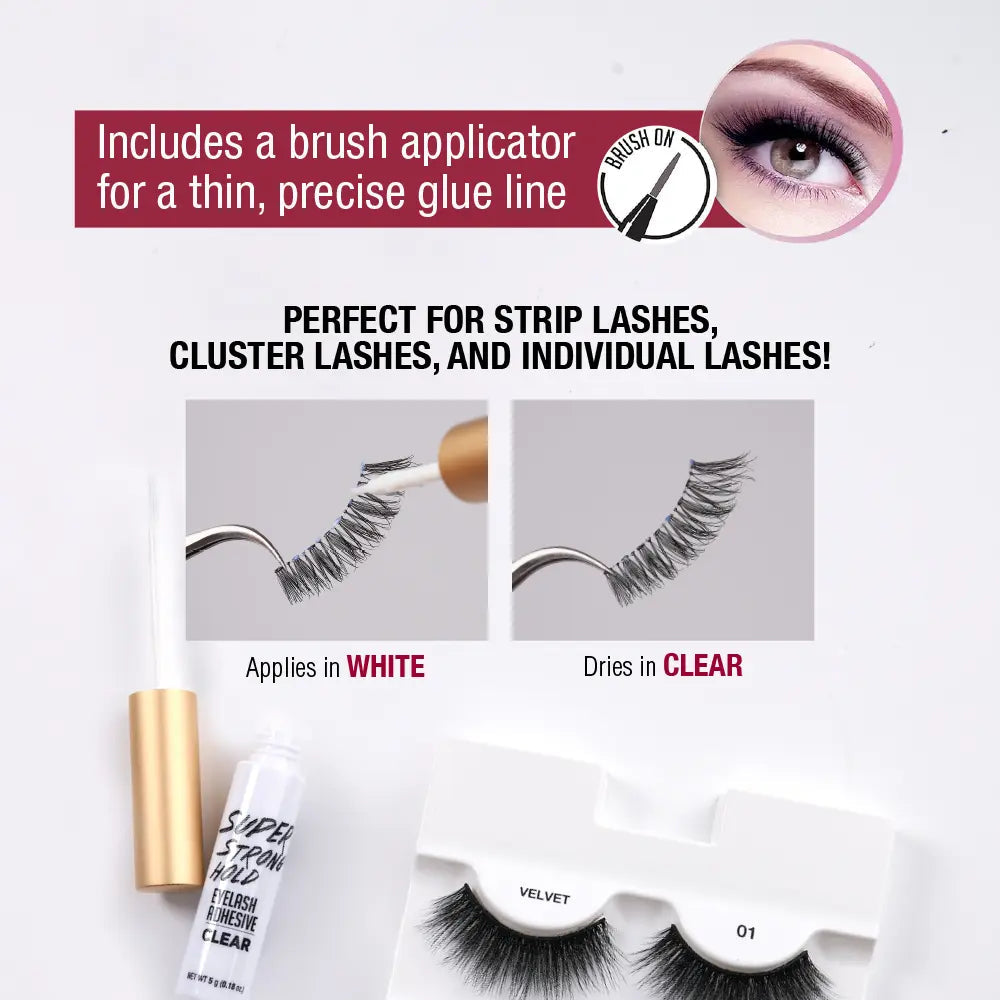 KPEG06_extra_003 "I-ENVY Super Strong Hold Clear Waterproof Strip Lash Glue, additional product view 3."