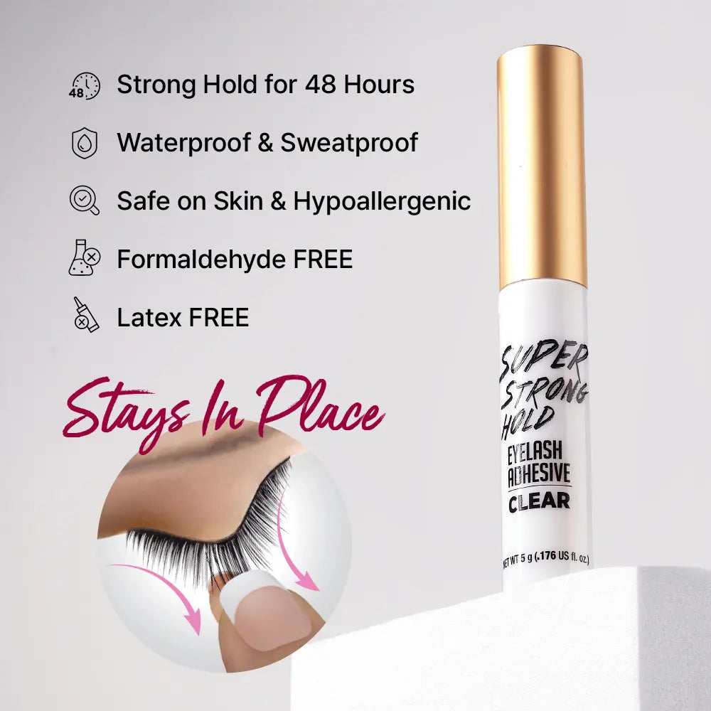 KPEG06_extra_004 "I-ENVY Super Strong Hold Clear Waterproof Strip Lash Glue, additional product view 4."