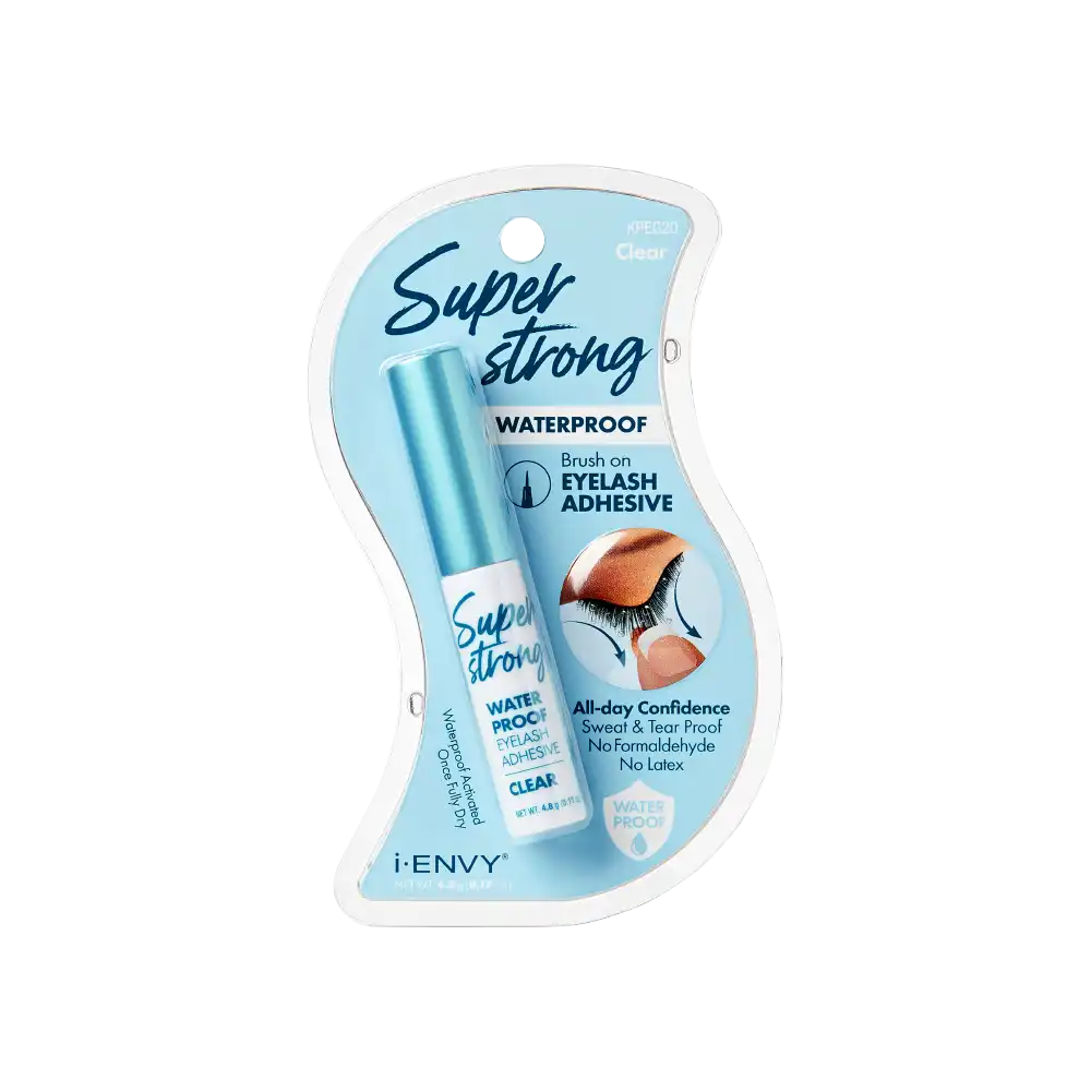 KPEG20_main "I-ENVY Super Strong Waterproof Clear Lash Glue, main product view."
