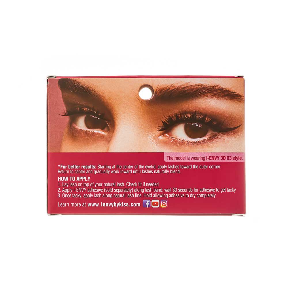 KPEI02_extra_004 "I-ENVY 3D Chic Strip Lashes, additional product view 4."