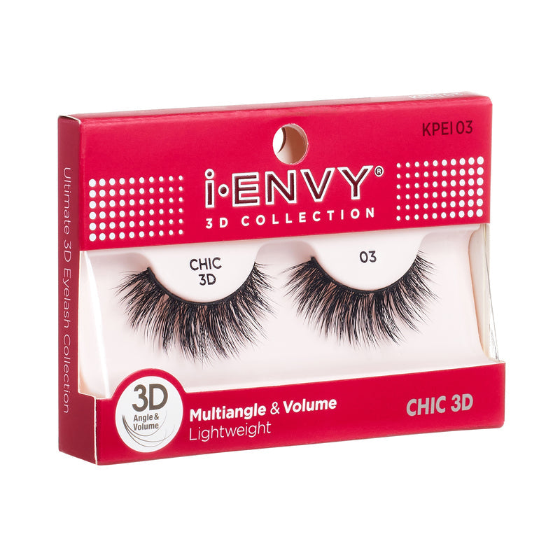KPEI03_extra_005 "I-ENVY 3D Chic Strip Lashes, additional product view 5."