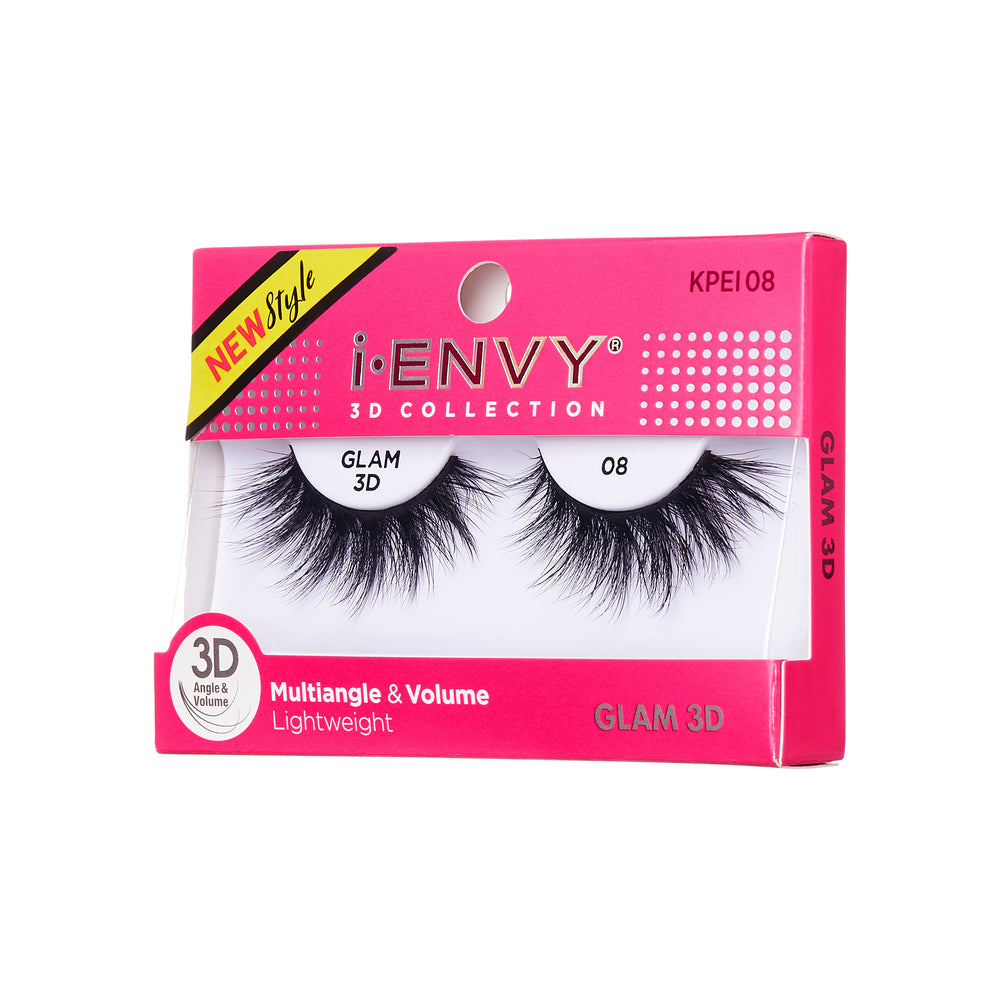 KPEI08_extra_001 "I-ENVY 3D Glam Strip Lashes, additional product view 1."