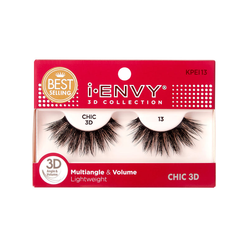 KPEI13_main "I-ENVY 3D Chic Strip Lashes in #04, main product view."
