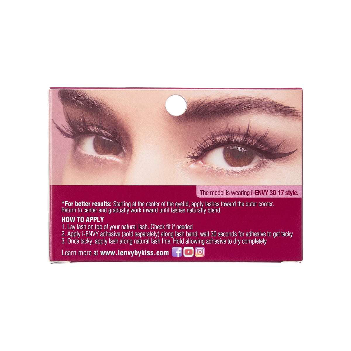 KPEI17_extra_003 "I-ENVY 3D Chic Strip Lashes, additional product view 3."