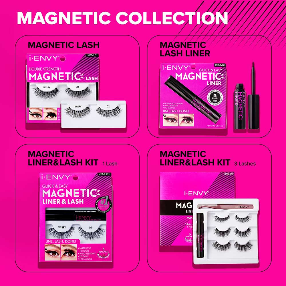 KPML08_extra_006 "I-ENVY Double Strength Magnetic Strip Lashes, additional product view 6."
